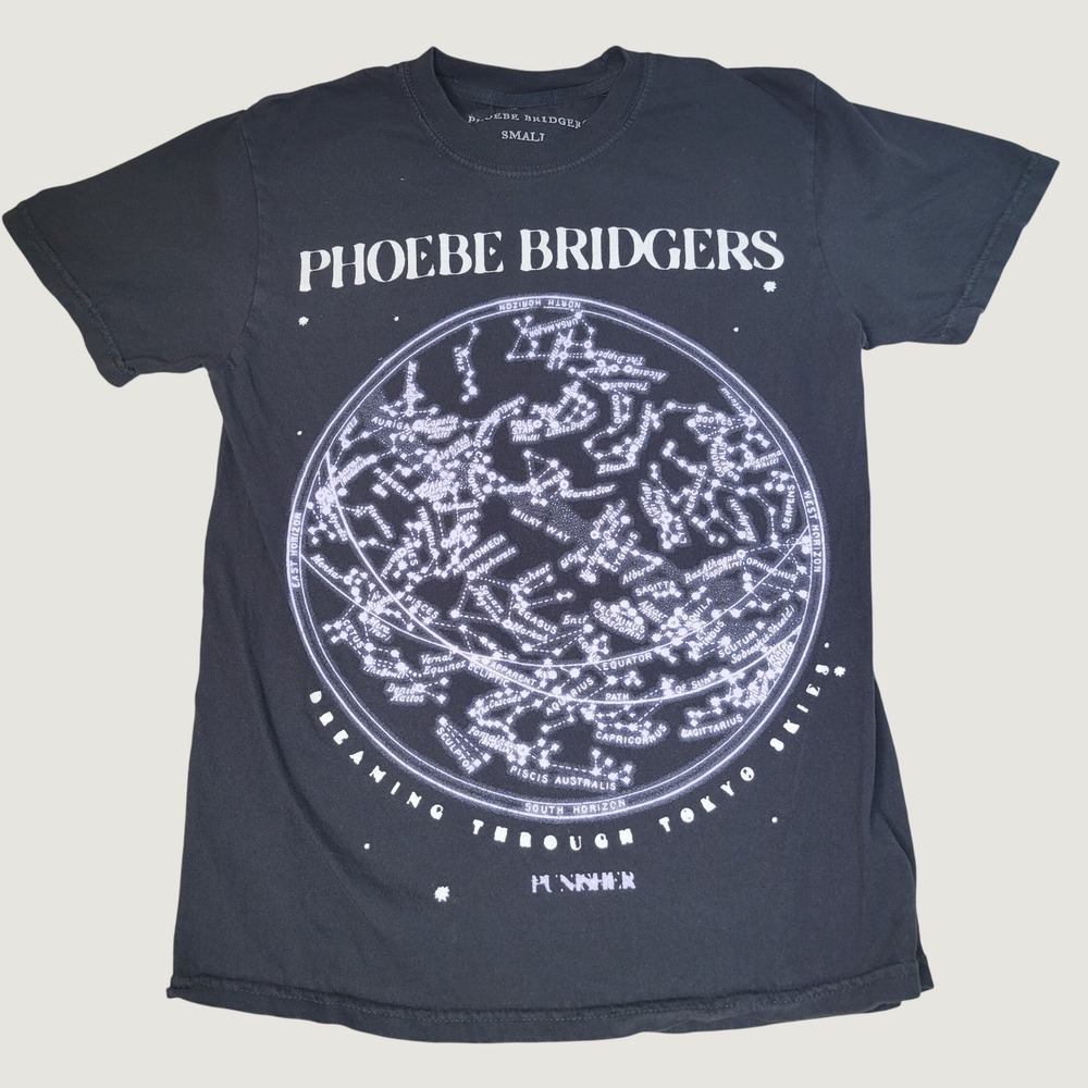 Phoebe Bridgers Punisher Dreaming Through Tokyo Skies Constellation Shirt Small